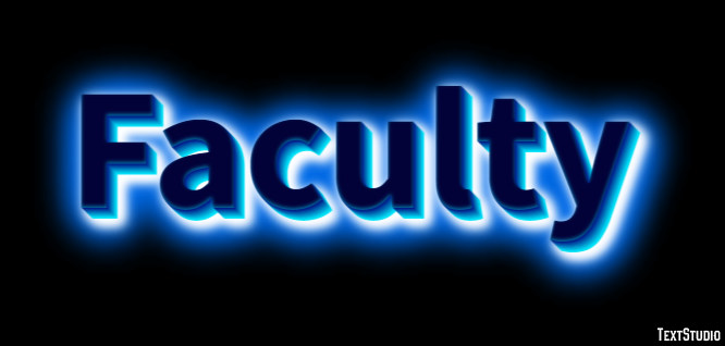 Faculty Text Effect