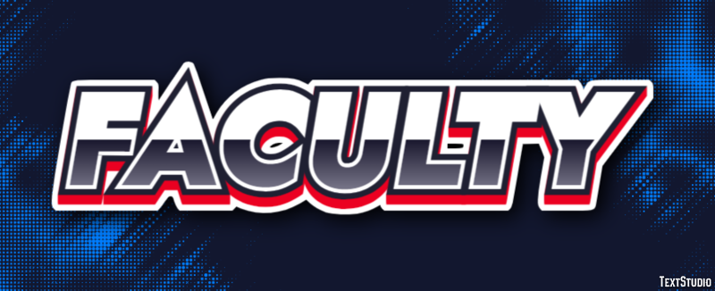 Faculty Text Effect