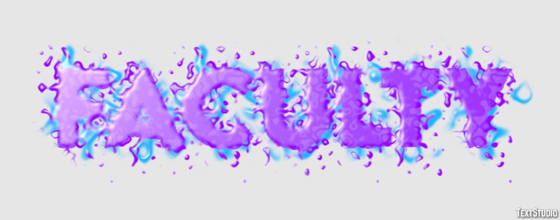 Faculty Text Effect