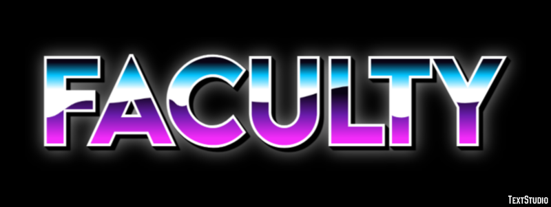 Faculty Text Effect
