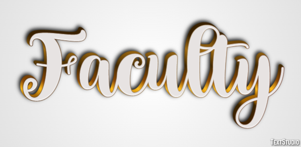 Faculty Text Effect