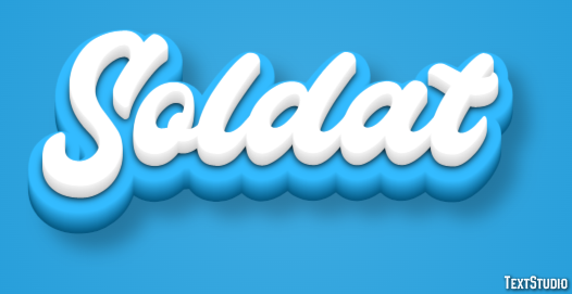 Soldat Effet de texte