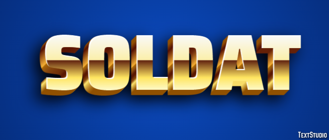 Soldat Text Effect