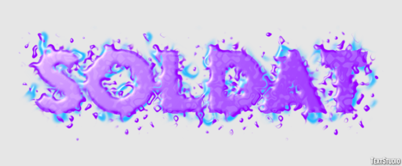 Soldat Effet de Texte