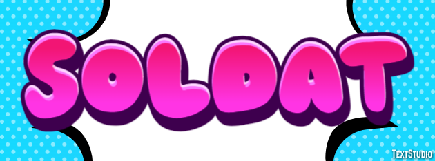 Soldat Effet de texte