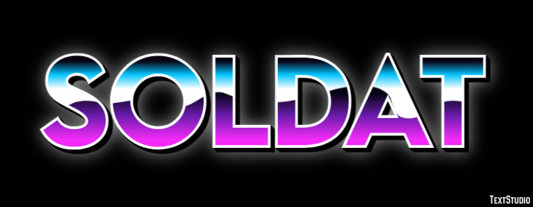 Soldat Effet de Texte