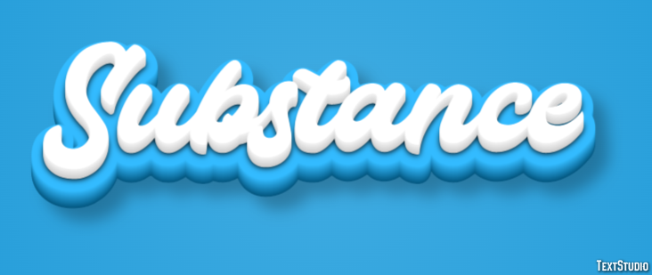 Substance Effetto testo