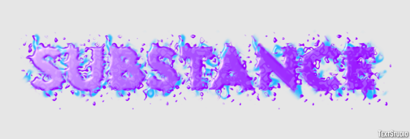 Substance Effetto testo