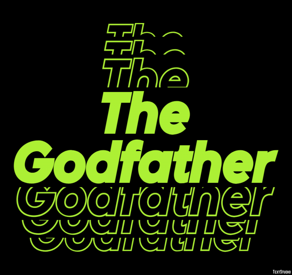 The Godfather Text Effect