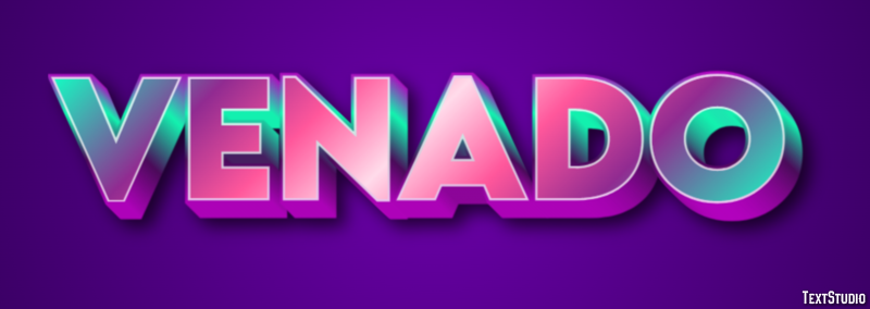 Venado Efecto de texto