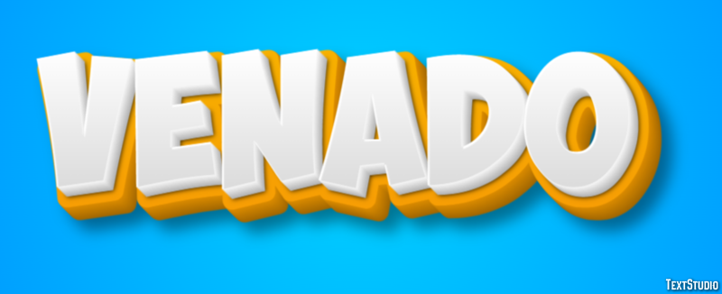 Venado Efeito de texto