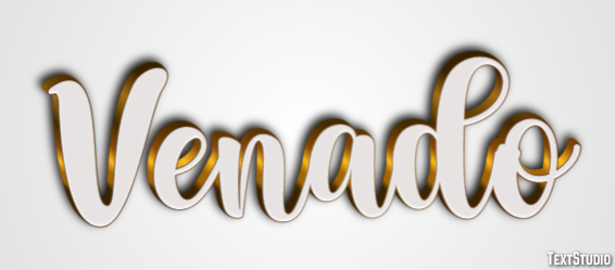 Venado Efecto de Texto