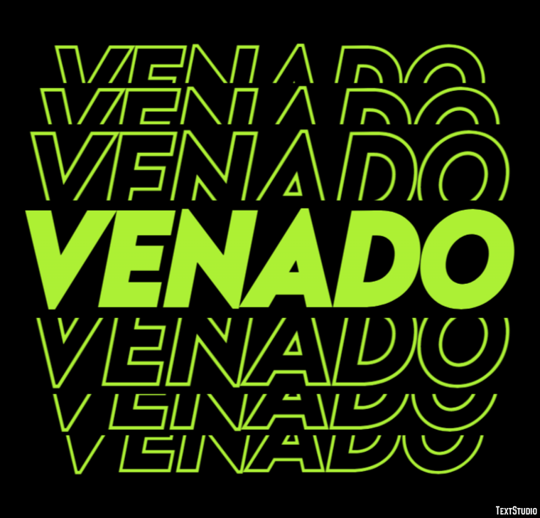Venado Efecto de Texto