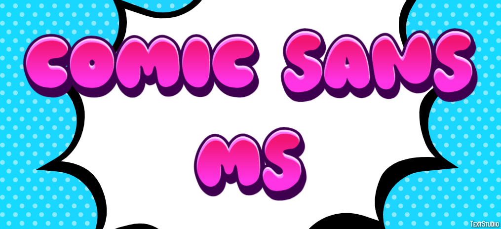 Comic Sans Ms Text Effect