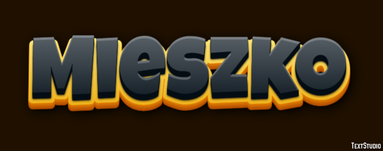 Mieszko Эффект текста