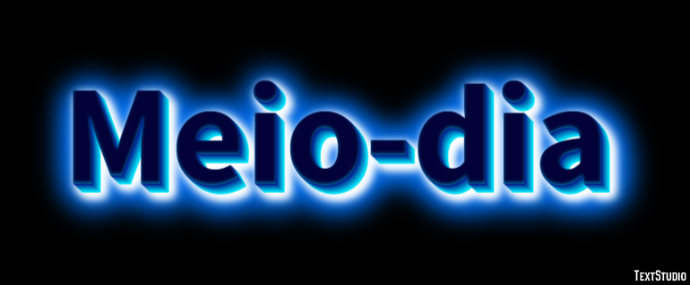 Meio-dia Efeito de texto