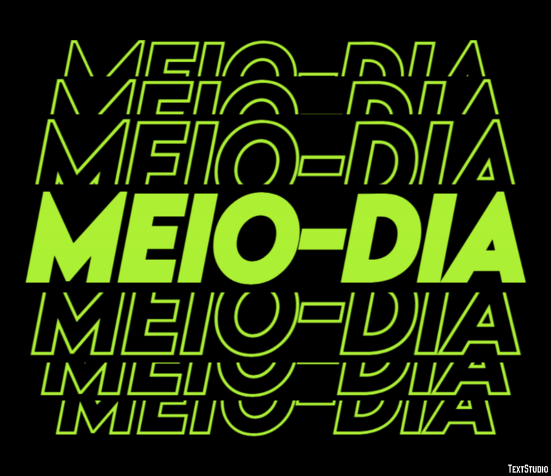 Meio-dia Texteffekt