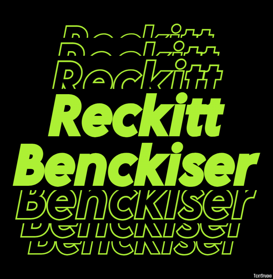 Reckitt Benckiser Effet de Texte