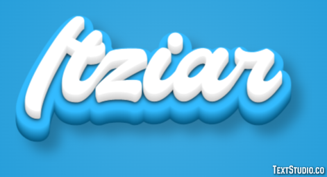 Itziar Efecto de texto