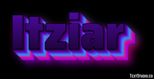 Itziar Efecto de texto