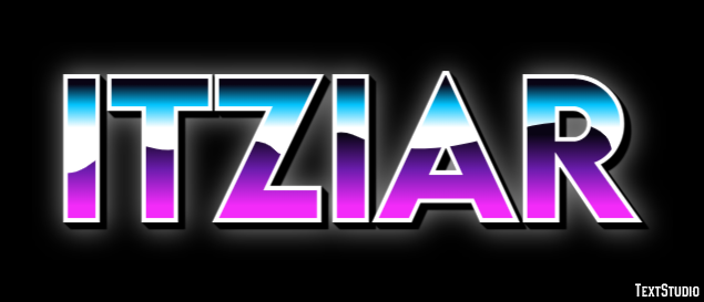 Itziar Efecto de texto