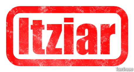 Itziar Efecto de texto