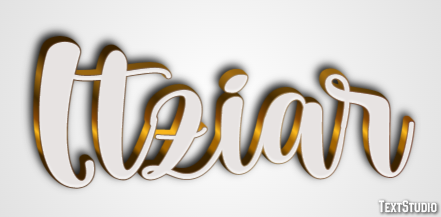 Itziar Efecto de texto