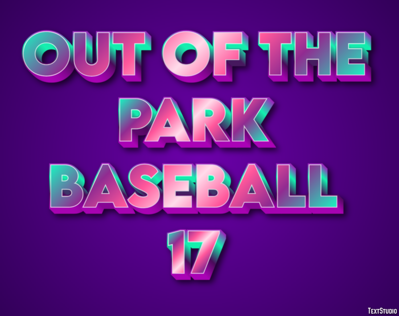 Out of the Park Baseball 17 Текстовый эффект