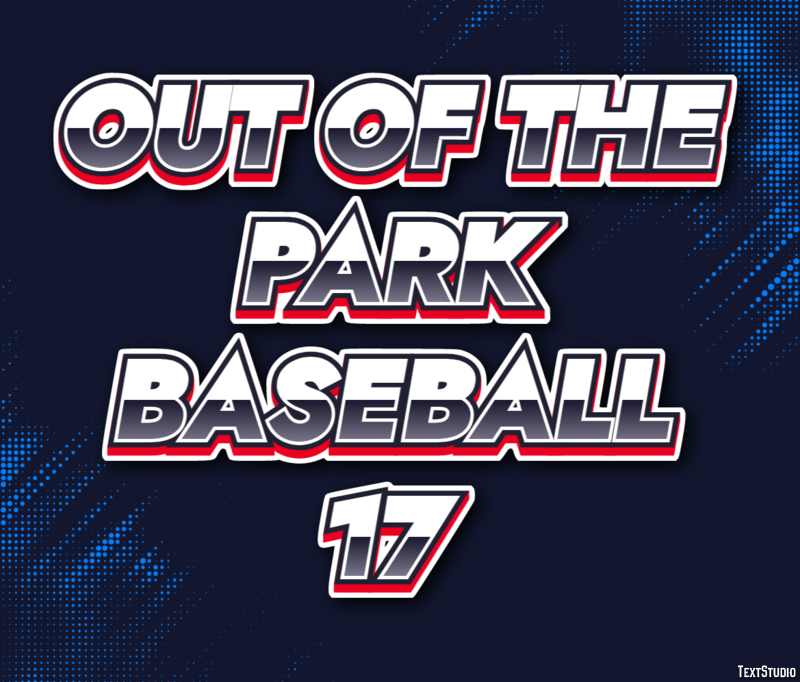 Out of the Park Baseball 17 Эффект текста