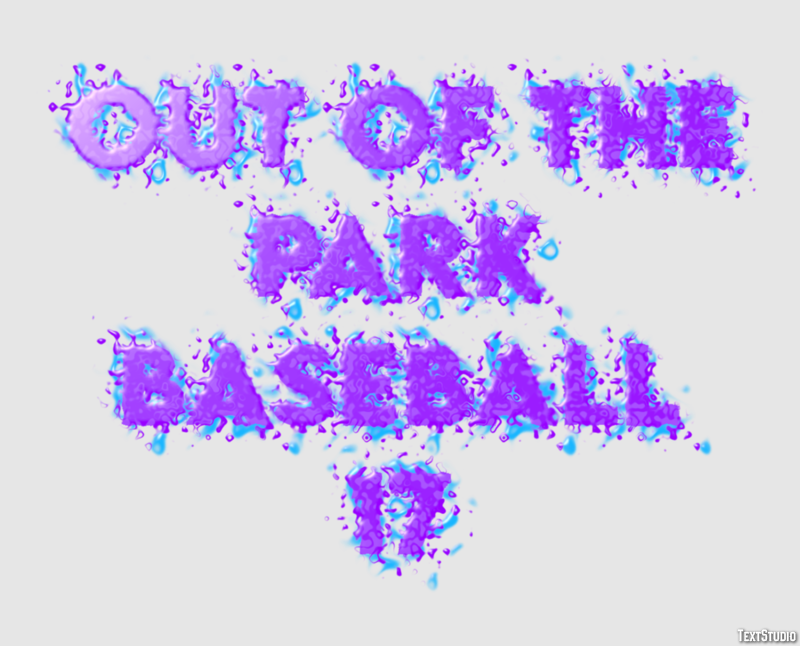 Out of the Park Baseball 17 Текстовый эффект