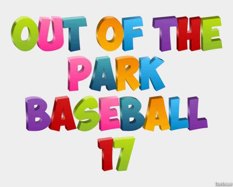 Out of the Park Baseball 17 Текстовый эффект