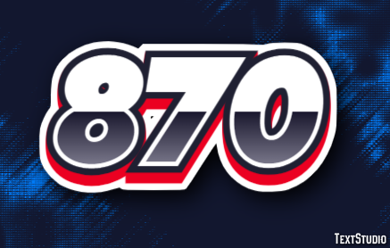 870 Texteffekt