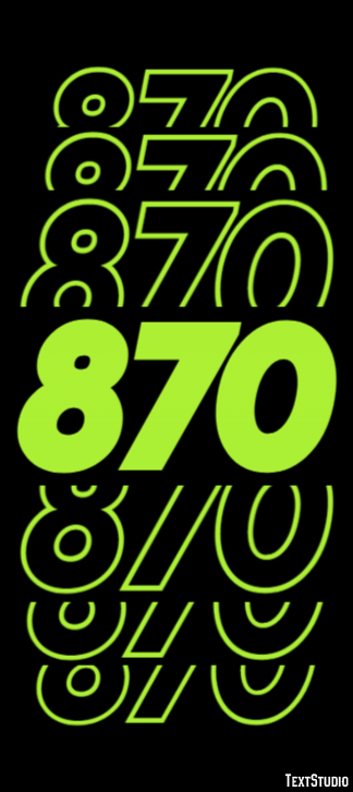 870 Efekt tekstowy