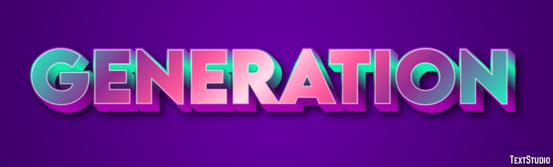 Generation Effetto testo