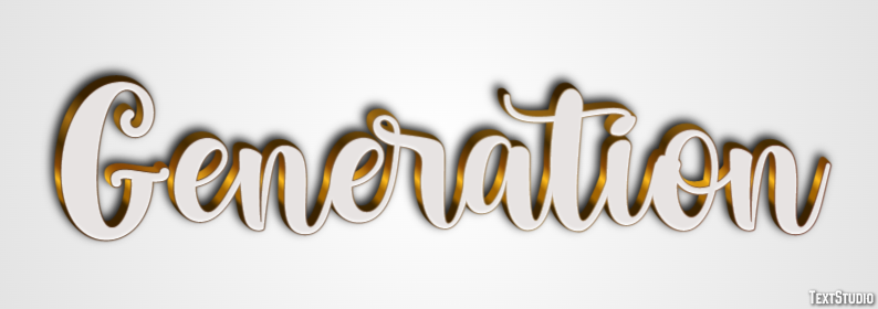 Generation Text Effect