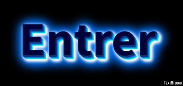 Entrer Efeito de texto