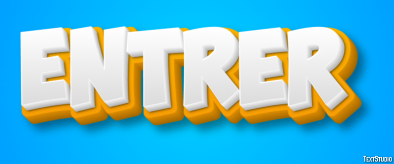 Entrer Effet de Texte