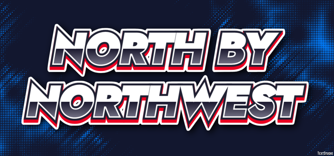 North by Northwest Text Effect