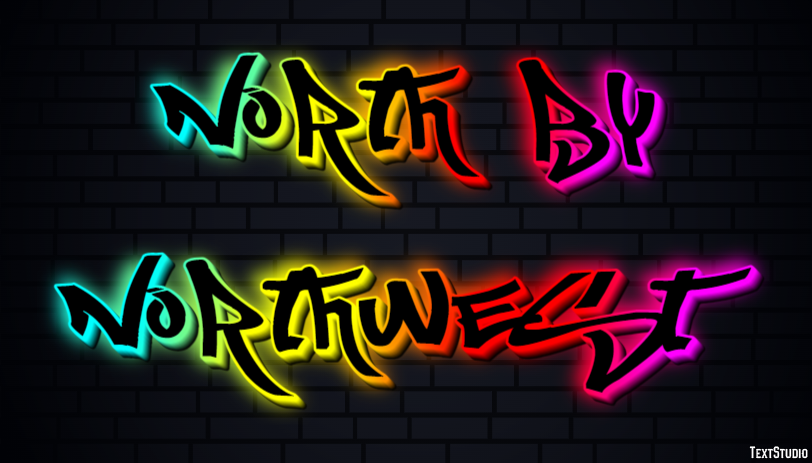 North by Northwest Text effect
