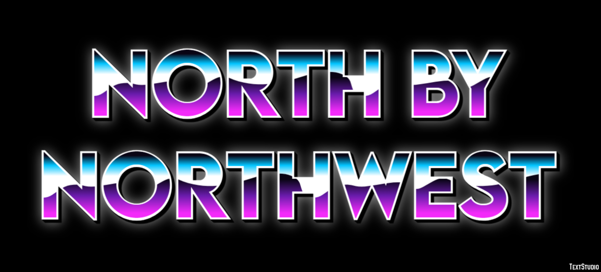 North by Northwest Text Effect