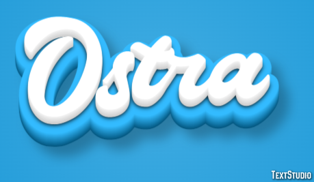 Ostra Effet de Texte