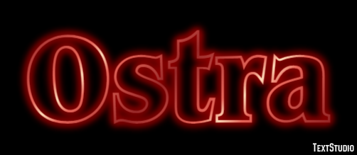 Ostra Effet de Texte