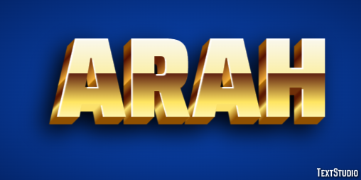 Arah Text Effect