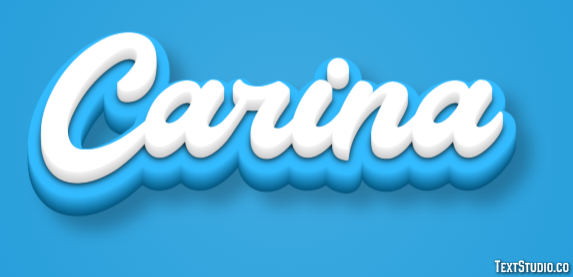 Carina Text Effect