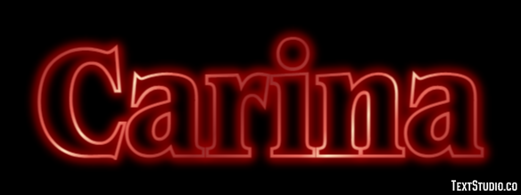 Carina Text Effect