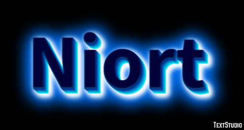 Niort Efekt tekstowy