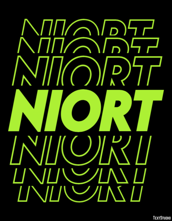Niort Efekt tekstowy