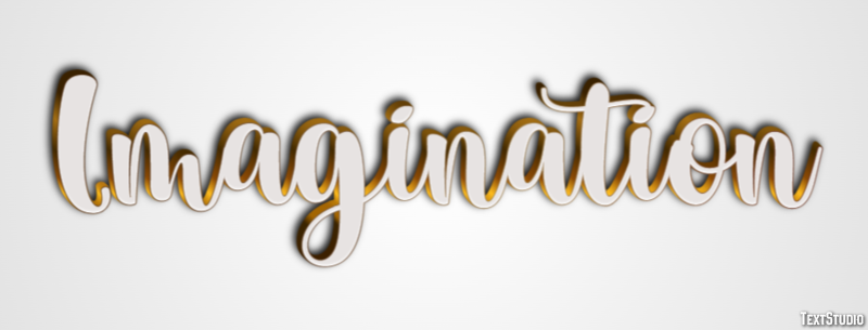 Imagination Effetto testo