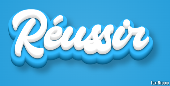 Réussir Effet de Texte
