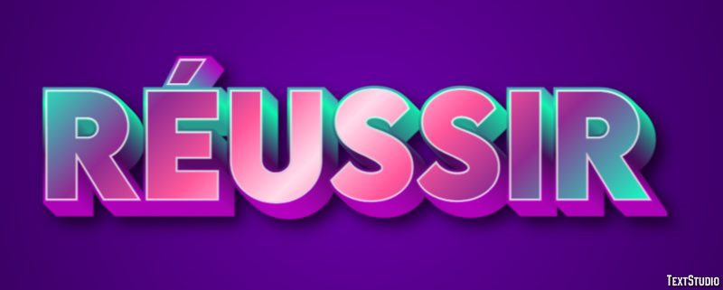 Réussir Effet de Texte